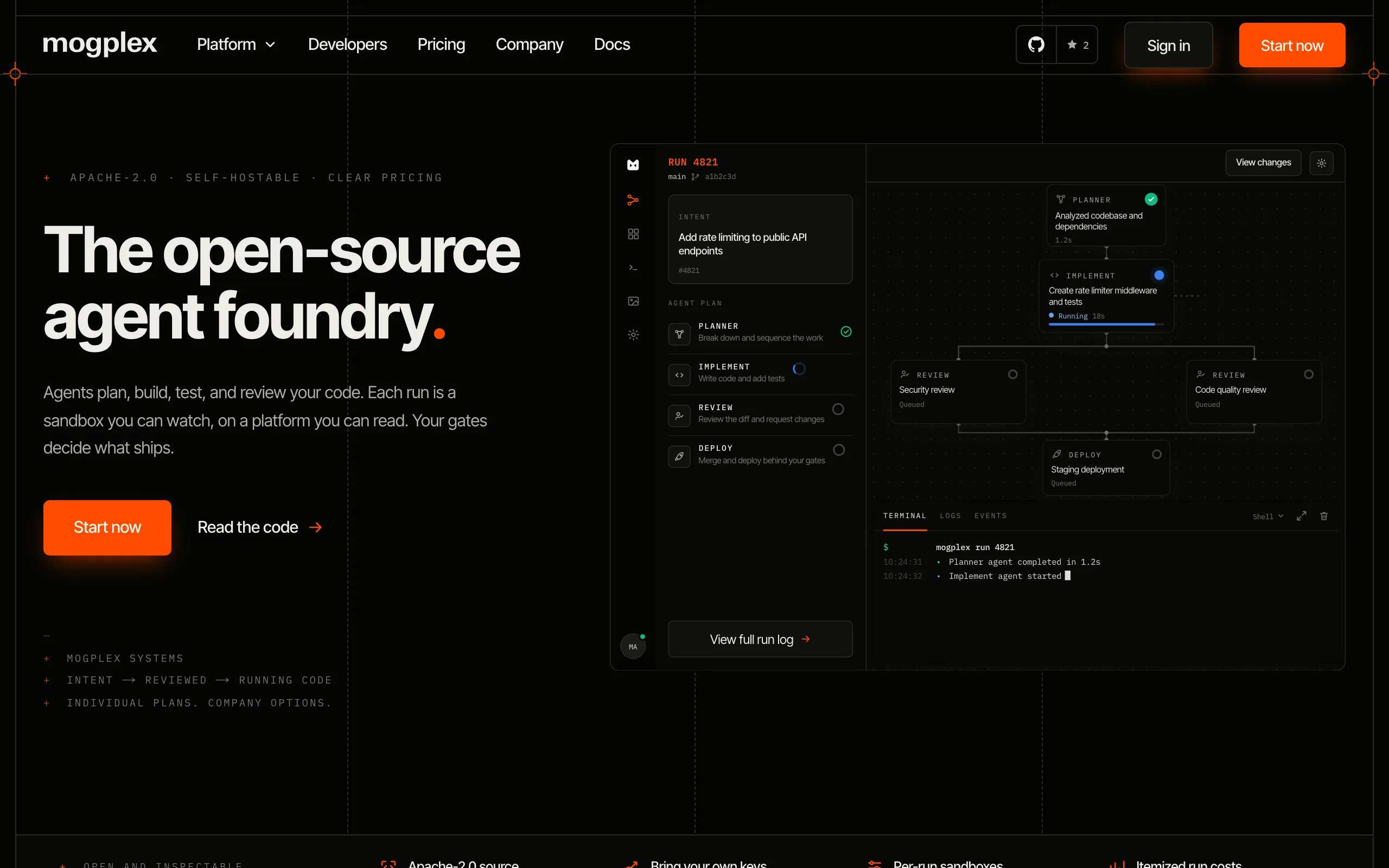 Mogplex product interface