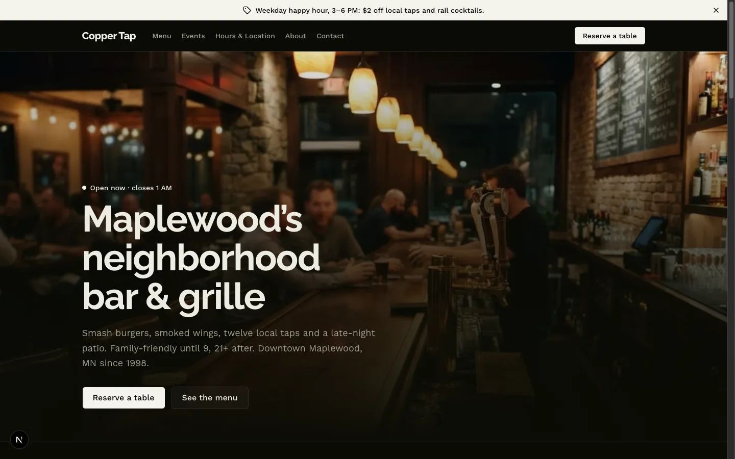 Copper Tap Bar & Grille preview