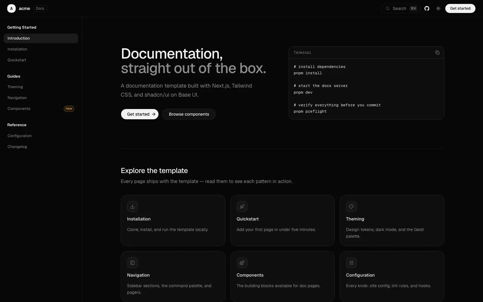 True North Docs preview
